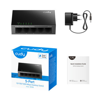 Cudy GS105 5-Port Gigabit Metal Switch