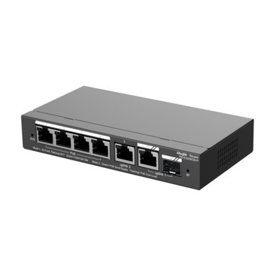 Ruijie RG-ES206GS-P, 6-Port Gigabit Smart Cloud Managed PoE Switch