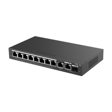 Ruijie RG-ES210GS-P, 10-Port Gigabit Smart Cloud Managed PoE Switch