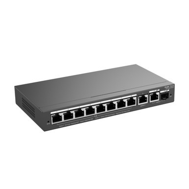 Ruijie RG-ES210GS-P, 10-Port Gigabit Smart Cloud Managed PoE Switch