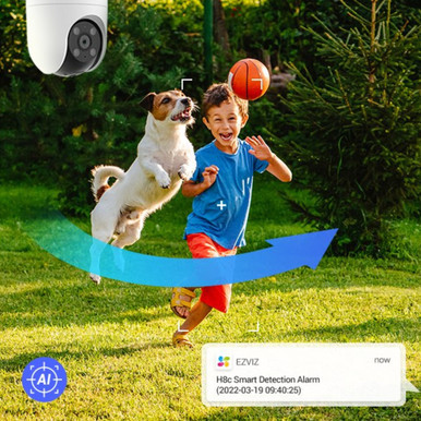 EZVIZ CS-H8c (8MP), 8MP PTZ Camera, 4mm Lens, 108° Diagonal, Pan 350°, Tilt 80°, IR 30m, Two-Way Talk, IP65