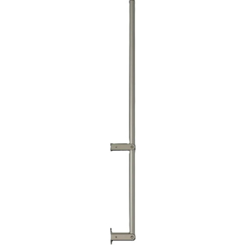 GM48W Galvanised Steel Wall Mount Mast, 48 mm Pole, 2m