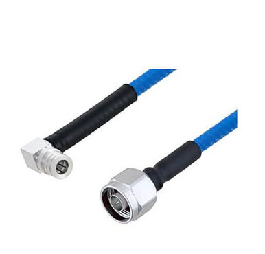 RG-402 Patch Cable N Male to QMA Male Right Angle 50cm