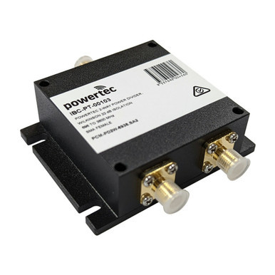 Powertec RF Power Divider 2-Way, 698-3800MHz, SMA Female, Wilkinson, 22dB isolation