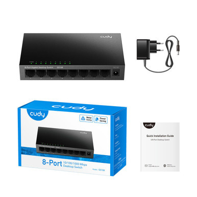 Cudy GS108 8-Port Gigabit Metal Switch