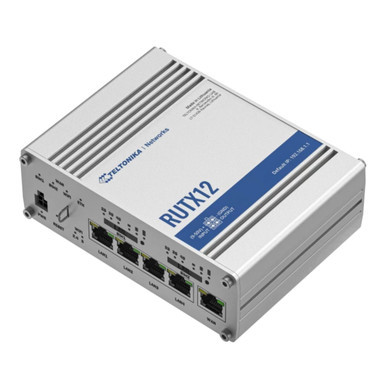 Teltonika RUTX12 - 3G/4G CAT6 Dual Module Router with WiFi / GPS / Bluetooth