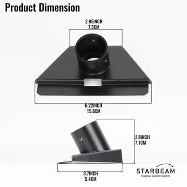 STARBEAM Starlink Mini Metal Pole Adapter for up to 39mm Pole