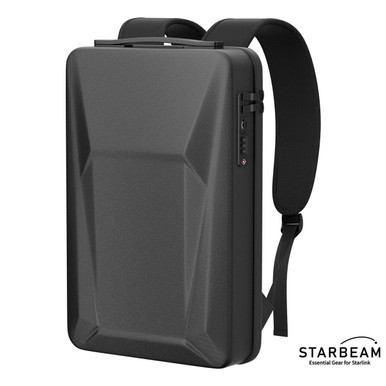 STARBEAM Starlink Mini Hard Shell Anti-theft Backpack with TSA Lock & USB Ports