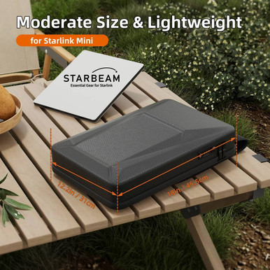 STARBEAM Starlink Mini Hard Shell Anti-theft Backpack with TSA Lock & USB Ports