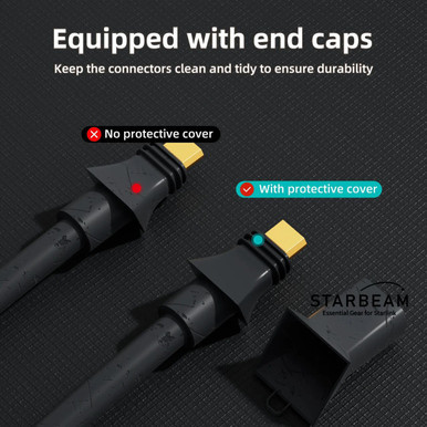 STARBEAM Starlink Flat High Performance SPX Plug to RJ45 Ethernet Adapter Cable
