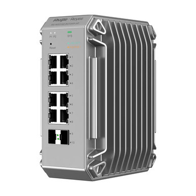 Ruijie  Reyee RG-NIS3100-4GT2SFP-HP Industrial Managed Switch, 4-Port Gigabit PoE/PoE+, 2-Port SFP, 120W PoE Power budget