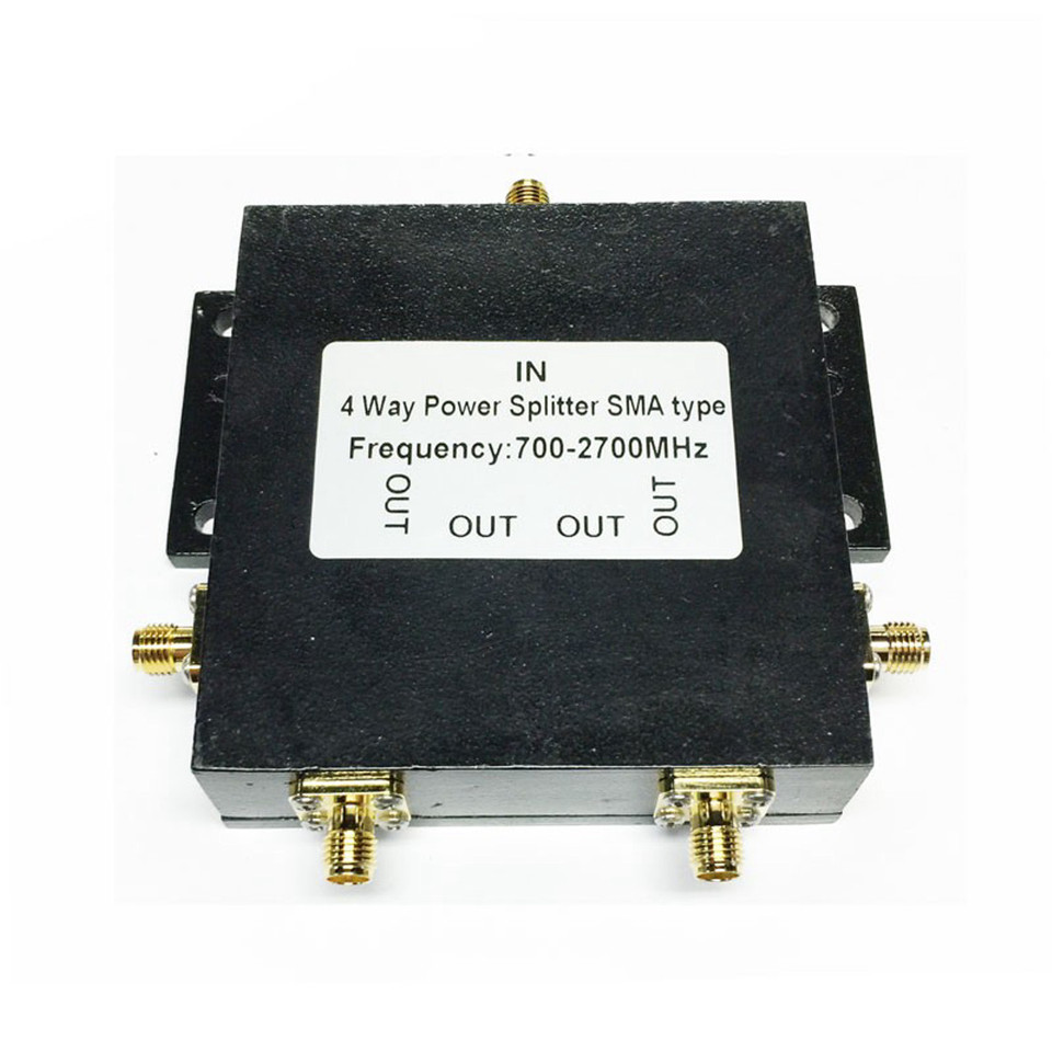 Blackhawk 4-Way Splitter/Power Divider 700-2700 MHz SMA Female