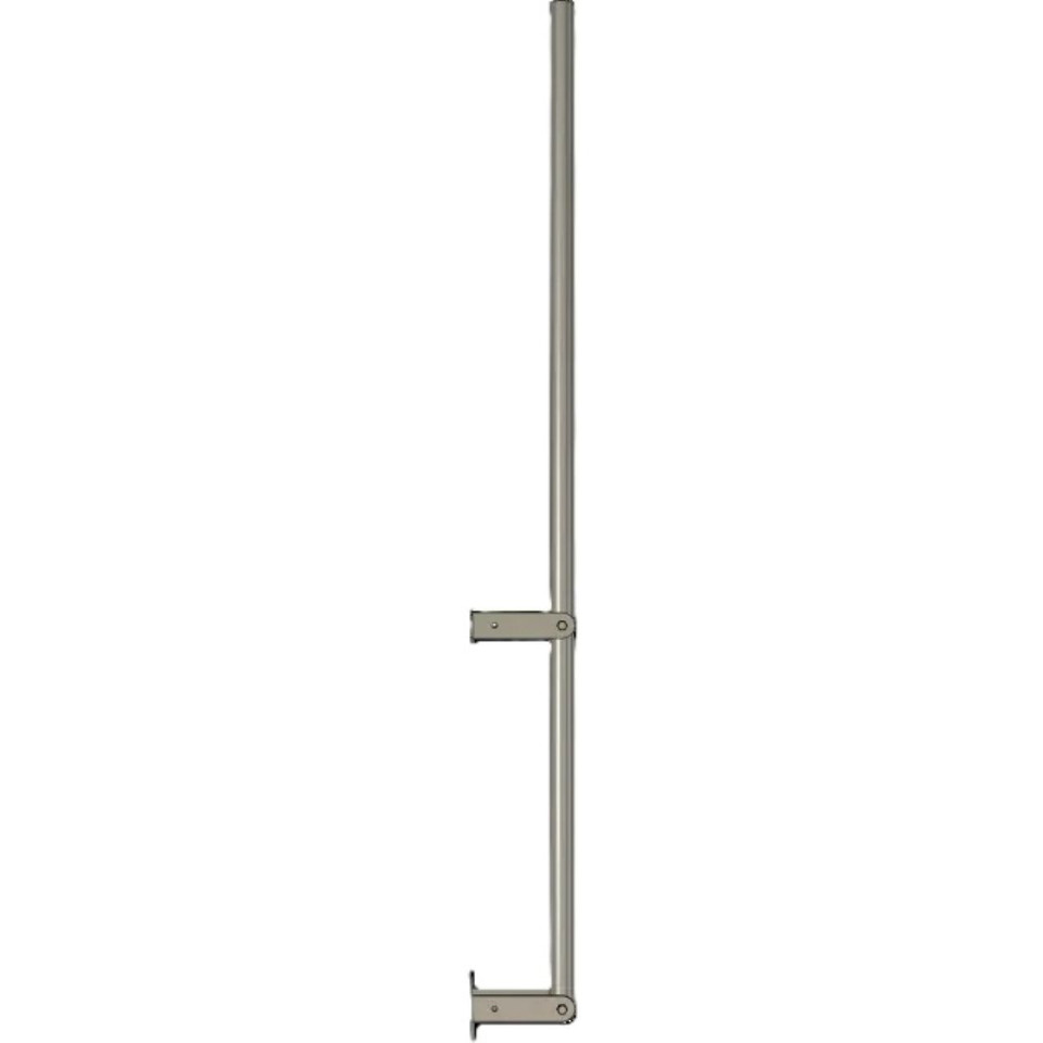 GM48W Galvanised Steel Wall Mount Mast, 48 mm Pole, 2m