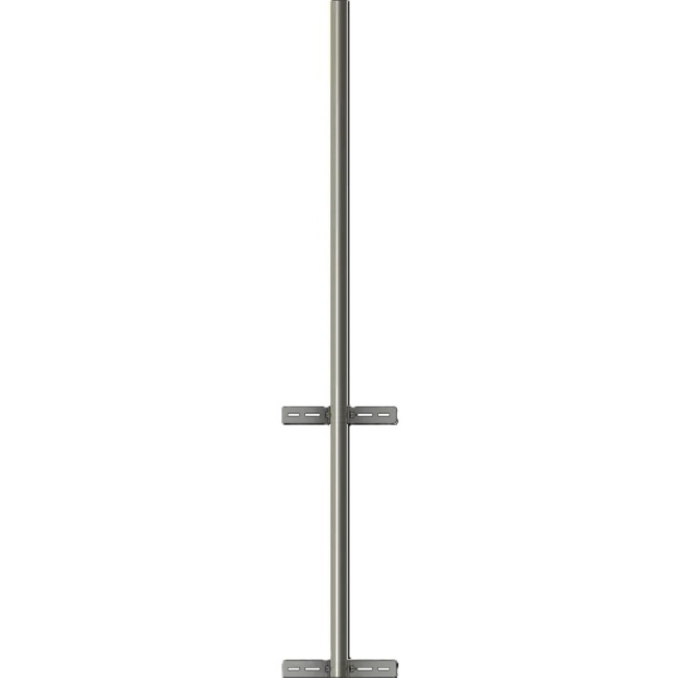GM48W Galvanised Steel Wall Mount Mast, 48 mm Pole, 2m