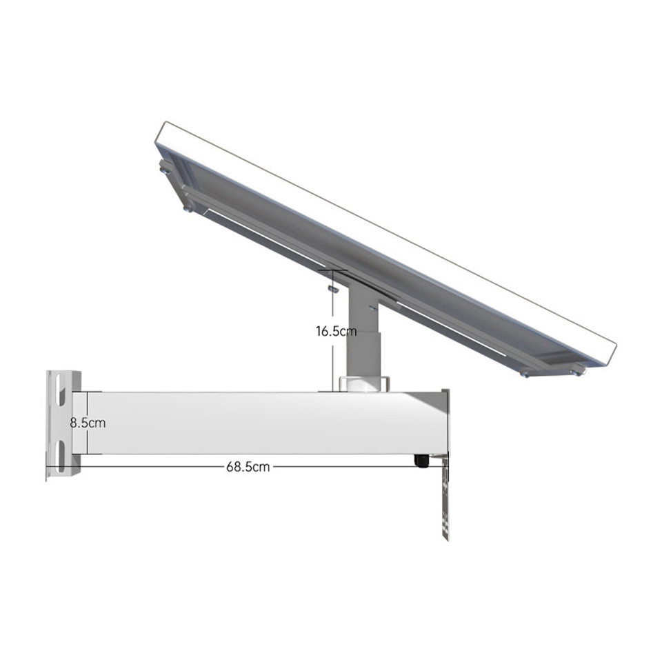 WatchAI Solar Power System with Mounting Arm - 12V, 120W, 60Ah