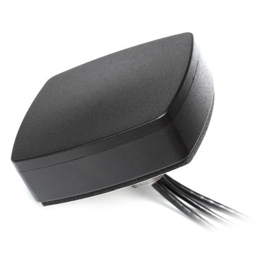 2J Phoenix 4G-5G Ultraband 2x2 MIMO + Dual-Band WiFi-6E 3-Port Combo Stud Antenna, 617 to 7125 MHz