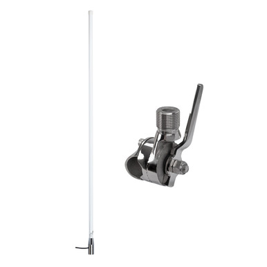 Blackhawk Marine Cellular Antenna 698-2700MHz 7dBi with Stainless Steel Rail Mount