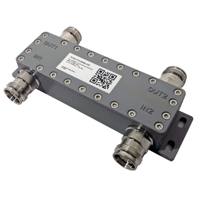 Powertec 2x2 Hybrid Combiner, 698 to 3800 MHz, 4.3-10 Female, -155 dBc