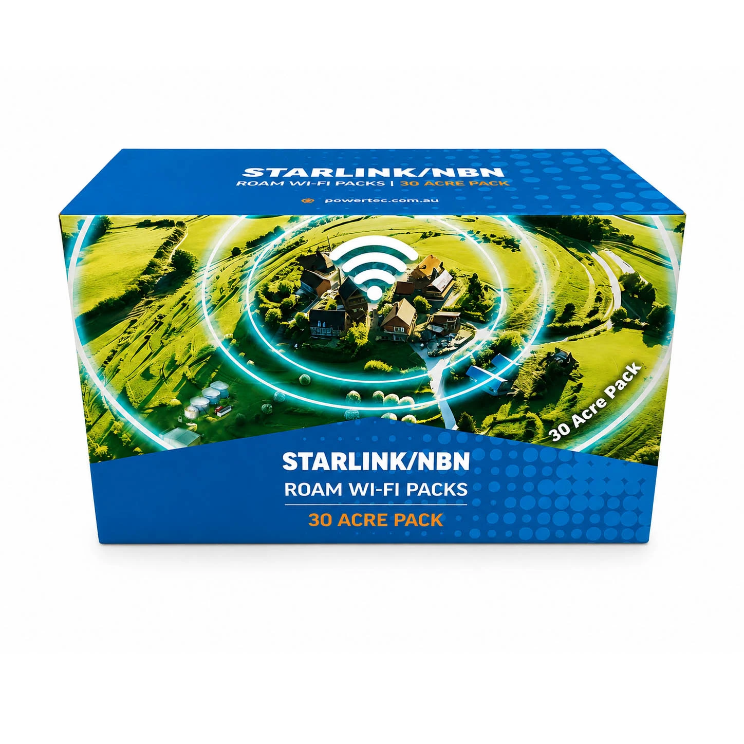 Expansion Roam 30 Acre Wi-Fi Pack for Starlink or NBN includes Wall & Pole Mount (pole not included)