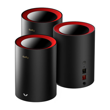 Cudy M3000 AX3000 WiFi 6 Mesh 2.5G Solution (3-Pack) Black