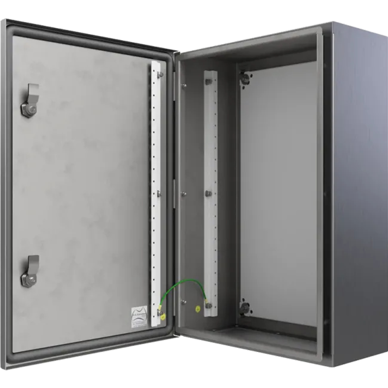 AES 316L Stainless Steel Cabinet 1000Hx800Wx400D, with Sunshield, Vents & Vent Hoods, IP65