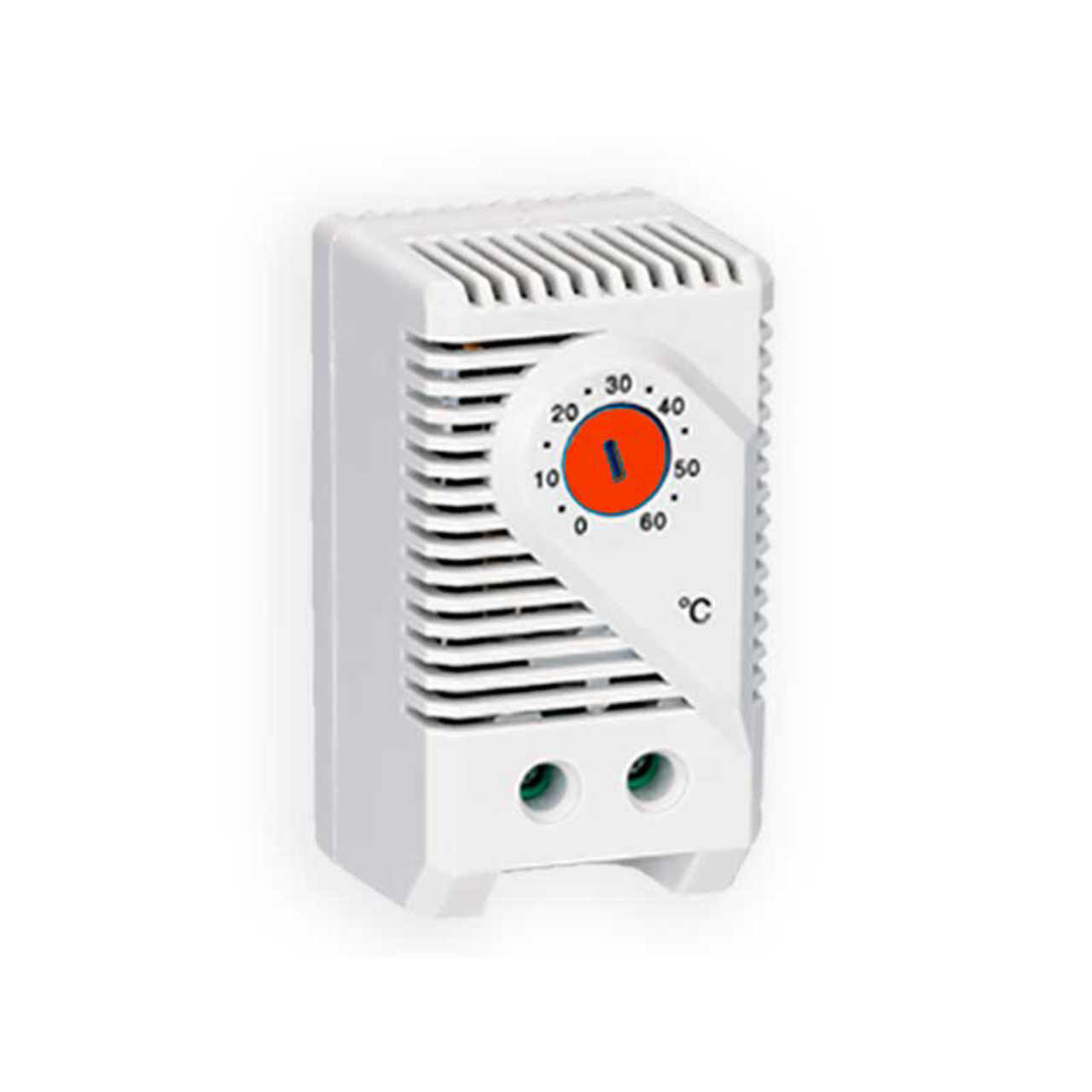 Switchboard Thermostat 0 to 60 degrees, 1A, DIN Mount