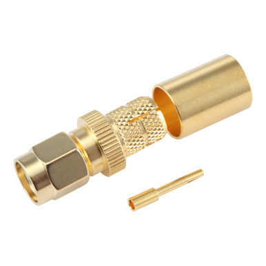RP-SMA Male Crimp Connector for L-240 Cable