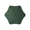 A green BLUNT Classic Umbrella with an eight-panel design and a central hub. The umbrella features a logo.