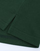 A green men's classic cotton/poly pique short-sleeve polo featuring side vents and a smooth finish.