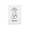 Aero wireless headphones in white, featuring a sleek design and a visible logo.