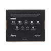 Aero by Nomis headphones in a sleek black design, featuring a box with branding and key features.