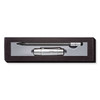 A sleek pencil set in a black box, featuring a silver pencil and a silver pen with a stylish design.