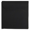 A black envelope with a rounded flap, designed for holding cards or letters.