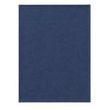 A large cotton tea towel in navy blue, featuring a simple design with no visible patterns or text.