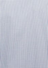 A 3/4 sleeve women's shirt featuring a checkered pattern in blue and white, with a logo on the fabric.