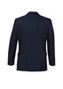 A navy blue men's blazer featuring a classic two-button design and a tailored fit. Includes a logo.