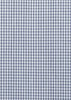 A patterned fabric featuring a navy and white check design, suitable for a button-up shirt.