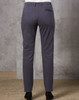 Ladies' Boston Chino Pants in grey, featuring a slim fit and a single back pocket. The pants have a stylish, minimalist design.