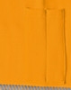 An orange work jumper featuring a front pocket, designed for safety and visibility.