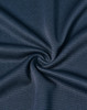 A close-up of a dark navy fabric with a subtle grid pattern, showcasing its lightweight texture.