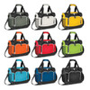 A range of Antarctica Cooler Bags in various colours: grey, white, yellow, orange, red, green, and blue. Each bag has a logo.