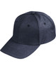 A dark heather grey cap with a curved brim and a structured crown, featuring ventilation holes and a logo.