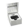 A grey box containing A-Ray True Wireless Auto Pair Earbuds with a cutout for the earbuds and a logo.