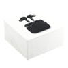 A box containing black true wireless earbuds with an auto-pair feature and active noise cancellation.