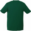 A dark green men's short sleeve tech tee with a simple design and a small logo on the back.