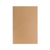 A kraft brown notebook with a simple, unadorned cover and no visible logos or branding.
