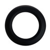 A Wrist Disc Silicone Flyer in a solid black color, featuring a circular, smooth design ideal for outdoor play.