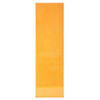 An orange cotton gym towel with a soft texture and a simple design. It has a branded logo.