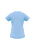 A light blue women's ice short sleeve tee with a fitted design and short sleeves. Features a branding logo.