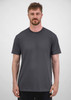 A grey men's short sleeve tee with a standard fit and minimal branding.